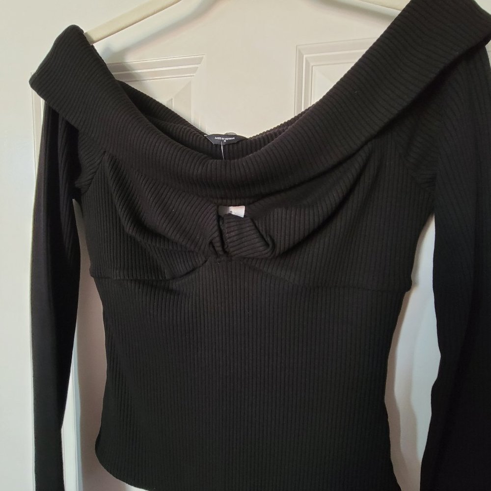 Bebe Roxy Rib Bodysuit - Picture 2 of 7